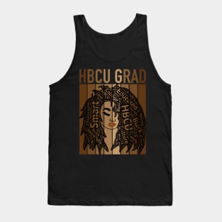 HBCU Grad Black Woman Natural Hair Art Tank Top